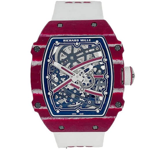 RICHARD MILLE RM 6702  AUTOMATIC HIGH JUMP PURPLE MEN'S WATCH REF. RM 67-02