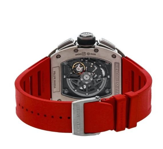 RICHARD MILLE FLYBACK CHRONOGRAPH FELIPE MASSA 40MM X 50MM CARBON MEN'S WATCH