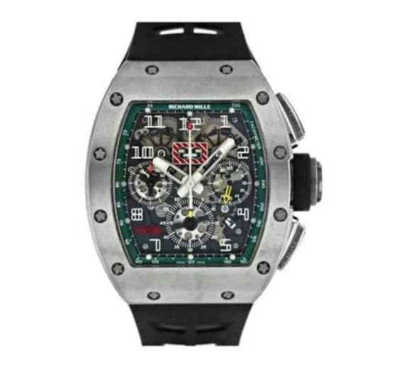 RICHARD MILLE FELIPE MASSA CHRONOGRAPH LE MANS 40MM X 50MM TITANIUM MEN'S WATCH