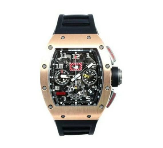 RICHARD MILLE FELIPE MASSA CHRONOGRAPH 50MM 18KT ROSE GOLD / TITANIUM MEN'S WATCH