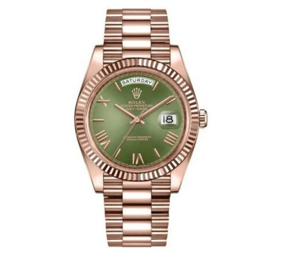 Rolex Day-Date 40 Green Dial Rose Gold 228235