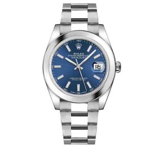 Rolex Datejust 41 Blue Dial Men's Watch 126300-0001