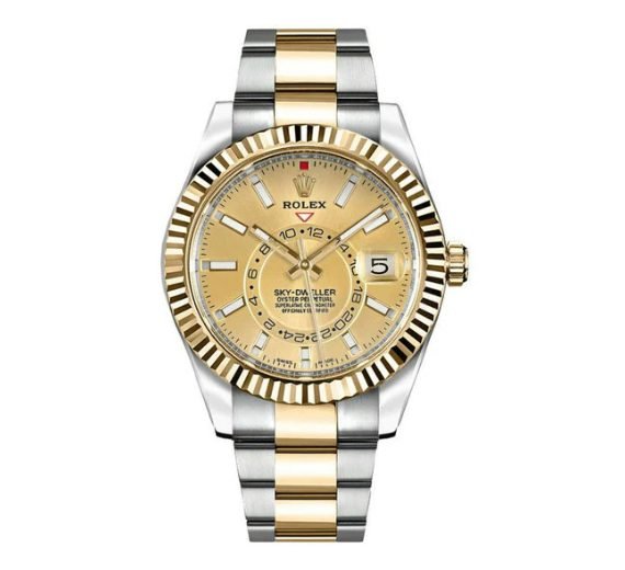Rolex Sky-Dweller Champagne Dial Men's Watch