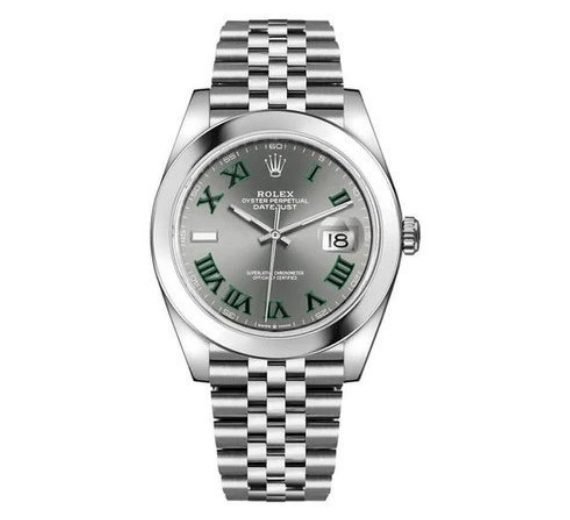 Rolex Datejust 41 Wimbledon Jubilee Bracelet Men's Watch 126300-0014