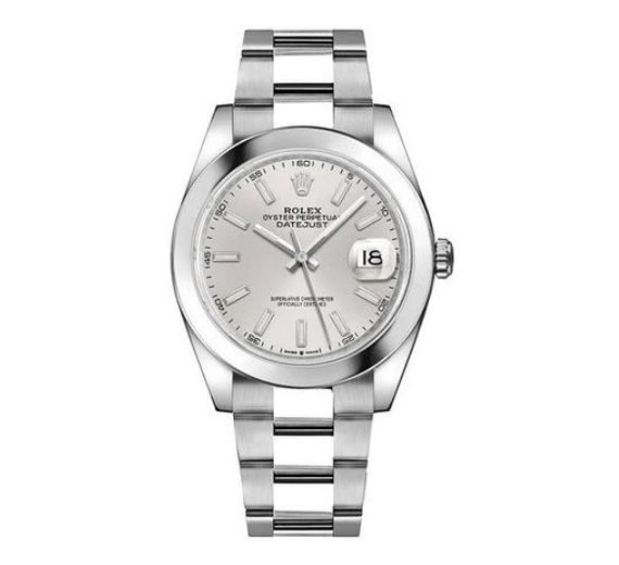 Rolex Datejust 41 Men's Silver Dial Watch 126300-0003