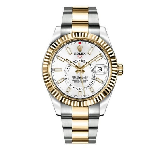 Rolex Sky-Dweller White Dial Men's Watch 326933-0009
