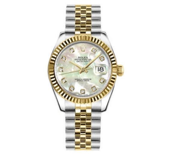 Rolex Datejust 31 Mother of Pearl Diamond Dial Watch 178273