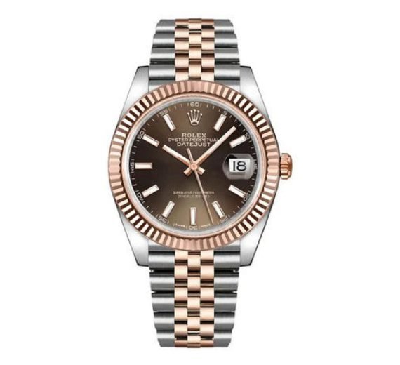 Rolex Datejust 41 Automatic Rose Gold & Steel Watch 126331