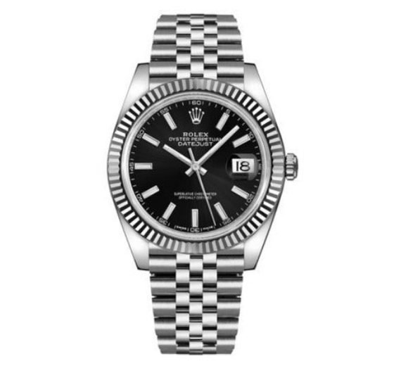 Rolex Datejust 41 Black Dial Men's Watch 126334-0018