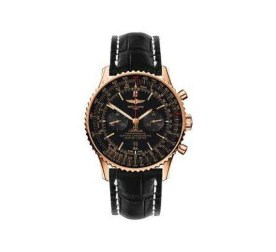 BREITLING NAVITIMER 01 18KT ROSE GOLD 46MM MEN'S WATCH