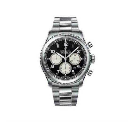 BREITLING NAVITIMER 8 CHRONOGRAPH CHRONOMETER 43MM STAINLESS STEEL MEN'S WATCH