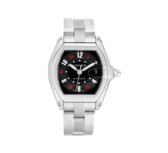 CARTIER ROADSTER 38MM STAINLESS STEEL MEN'S WATCH