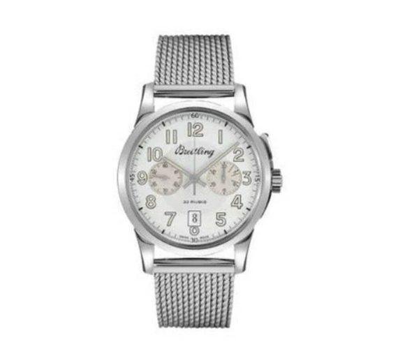 BREITLING TRANSOCEAN CHRONOGRAPH 1915 LIMITED EDITION 43MM STAINLESS STEEL MEN'S WATCH